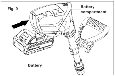 Arranque - Paso 1 - Deslice la bater&iacute;a