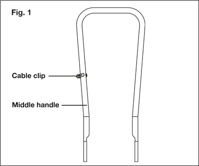 Conexi&oacute;n de las manijas - Paso 1