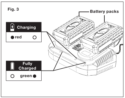 Carga de las bater&iacute;as - Paso 3