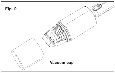 Pokretanje - Korak 1 - Uklonite poklopac usisavača zraka