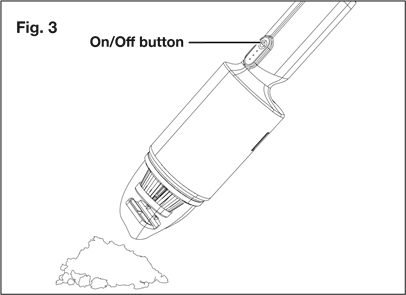 Pokretanje - Korak 2 - Pritisnite tipku On/Off