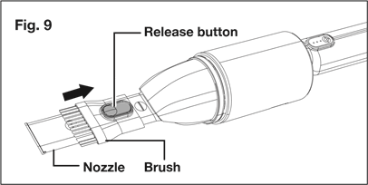 Upotrijebite mlaznicu bez četke
