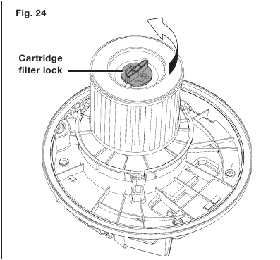 Membersihkan Filter Cartridge
