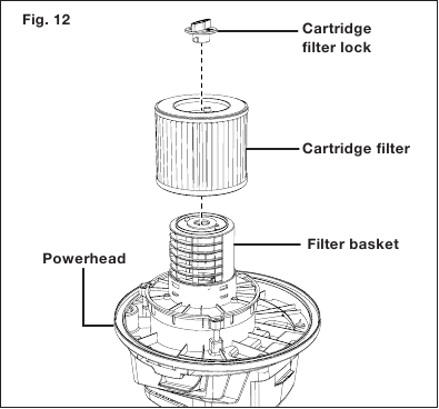 Mode Penyedotan Debu Kering - Langkah 1