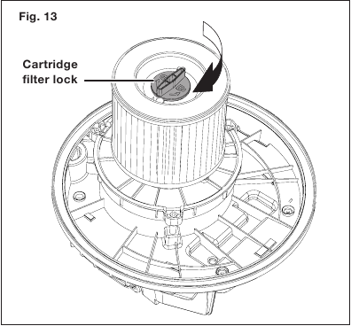 Mode Penyedotan Debu Kering - Langkah 2