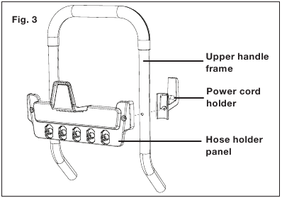 Kokoaminen - Vaihe 3 - Sovita letkun pidikepaneeli