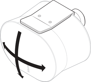 Montaje en pared invertido