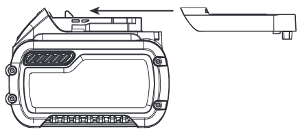 Kapağı ak&uuml; paketine takın