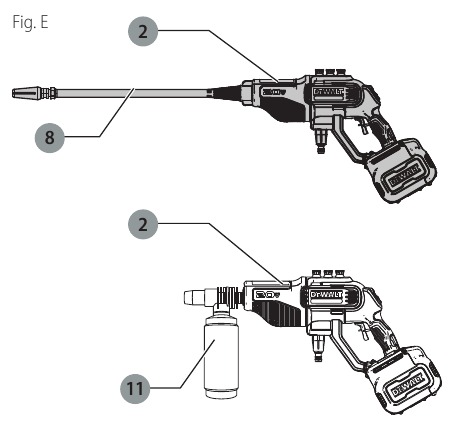 P&uuml;sk&uuml;rtme &Ccedil;ubuklarını, Sabun Şişesini veya Diğer Ek Par&ccedil;aları Takmak İ&ccedil;in