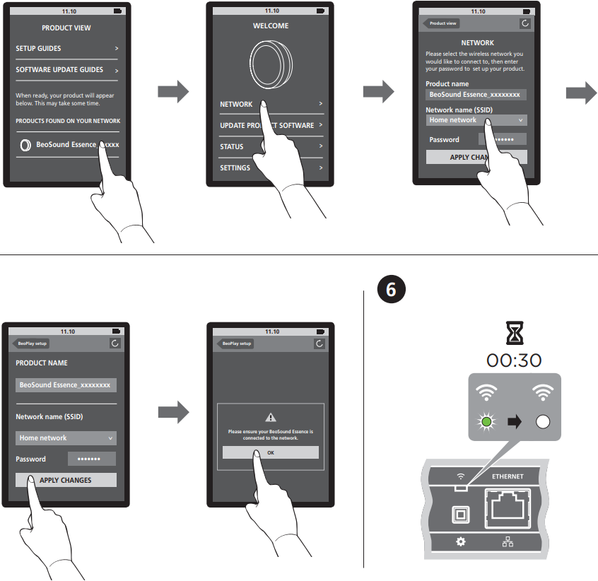Configuraci&oacute;n - Paso 2 - Configuraci&oacute;n de la red wi-fi