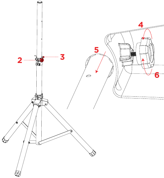 CONFIGURACI&Oacute;N - Montaje en Soporte