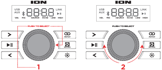 Funcionamiento - Uso del mando de control