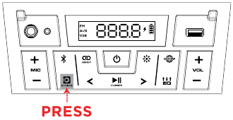 Uso de la radio - Selecci&oacute;n de la FM