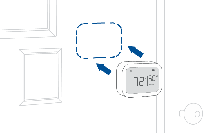 Anturin ripustaminen sein&auml;lle - Vaihe 2