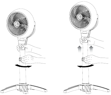 Adjusting Height - Model 6803DC