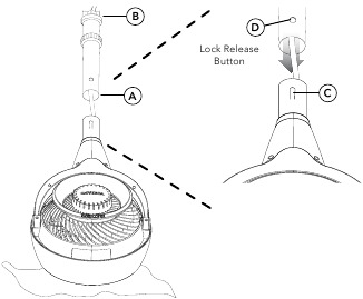 Installing Circulator Head - Model 6803DC