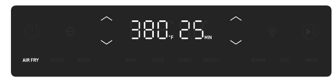 Funkcja smażenia na powietrzu (