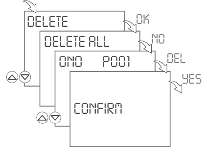 Delete individual programs