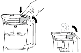 USING THE JUG & DOUGH BLADE ASSEMBLY - Step 1