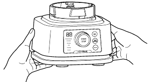 USING THE JUG & DOUGH BLADE ASSEMBLY - Step 2