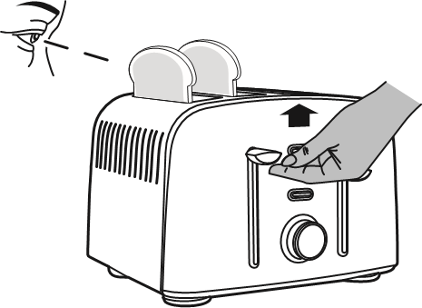 Lift-and-look feature