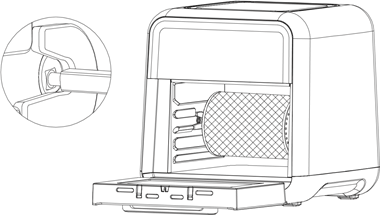 Using the Rotisserie Handling Fork - Step 1