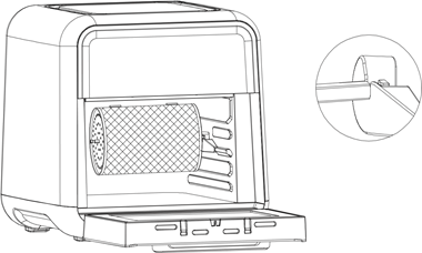 Using the Rotisserie Handling Fork - Step 2