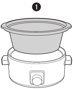 Using your slow cooker - Step 1