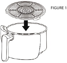 Frittiergitter einlegen