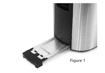 PER RIMUOVERE IL VASSOIO RACCOGLIBRICIOLE