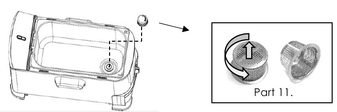 REINIGUNG DES FILTERSYSTEMS