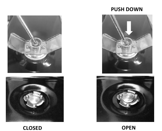 REINIGUNG DES FILTERSYSTEMS - Schritt 2