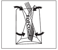 Instrukcja składania torebki popcornu