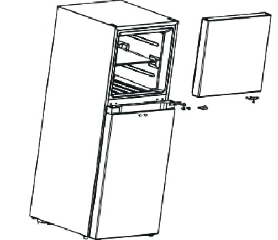 Eshikni o'ngdan chapga o'zgartirish - 2-qadam