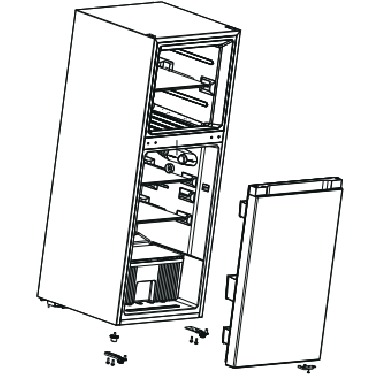 Eshikni o'ngdan chapga o'zgartirish - 3-qadam