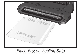 Creare un sacchetto FoodSaver &reg; - Fase 1