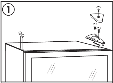 DOOR REVERSAL INSTRUCTIONS - Step 1