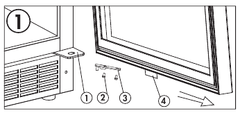 INSTRUKCJE DOTYCZĄCE ZMIANY KIERUNKU OTWIERANIA DRZWI - Krok 1