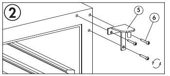INSTRUKCJE DOTYCZĄCE ZMIANY KIERUNKU OTWIERANIA DRZWI - Krok 2