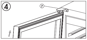INSTRUKCJE DOTYCZĄCE ZMIANY KIERUNKU OTWIERANIA DRZWI - Krok 4