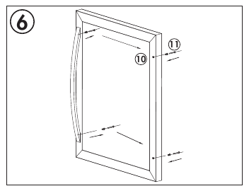 INSTRUKCJE DOTYCZĄCE ZMIANY KIERUNKU OTWIERANIA DRZWI - Krok 6