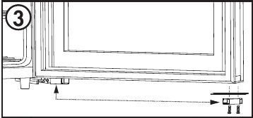 INSTRUKCJE DOTYCZĄCE ZMIANY KIERUNKU OTWIERANIA DRZWI - Krok 3