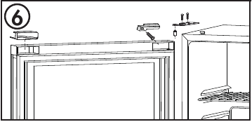 INSTRUKCJE DOTYCZĄCE ZMIANY KIERUNKU OTWIERANIA DRZWI - Krok 6