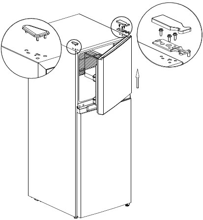 DOOR REVERSAL INSTRUCTIONS - Step 1