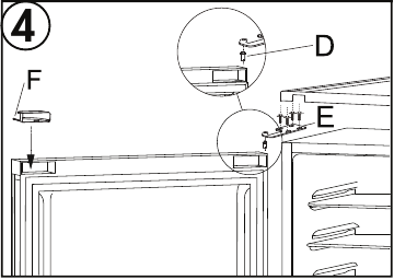 DOOR REVERSAL INSTRUCTIONS - Step 4