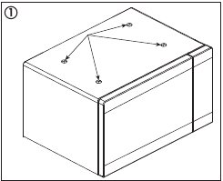 Verwijder de stekkers van de bovenkant van de magnetron