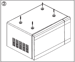 Plaats 2 ringen en 1 bout in de gaten