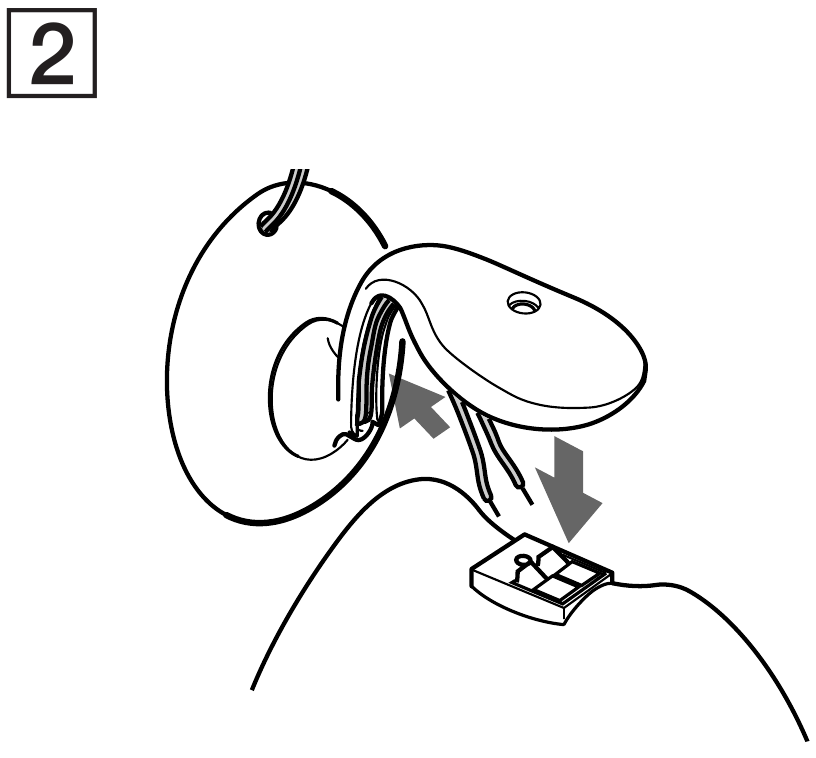 Positioning the speaker - Step 2
