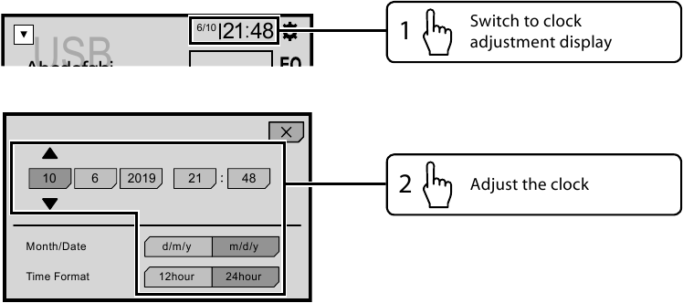 Az &oacute;ra be&aacute;ll&iacute;t&aacute;sa
