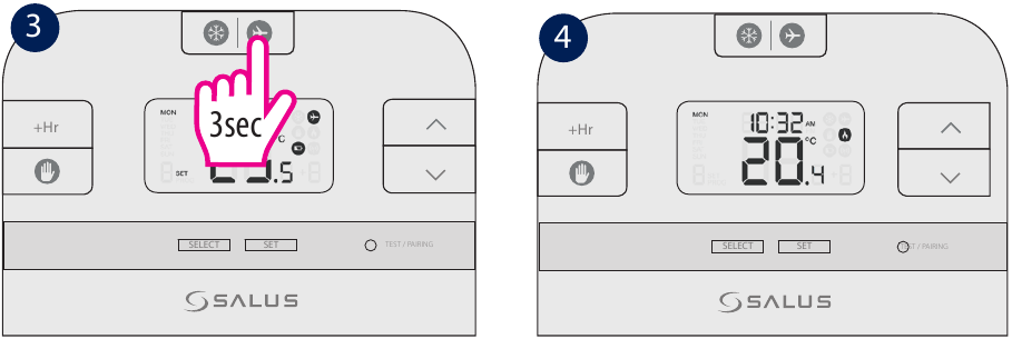 Tryb wakacyjny - Krok 3